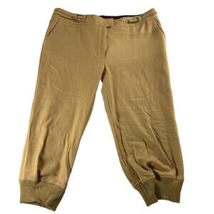 Rosasen Pants Womens 8 Tan Jogger Ankle Golf Athleisure Casual Stretch Fit